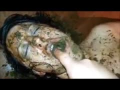 unique pussy filling and shit swallowing!